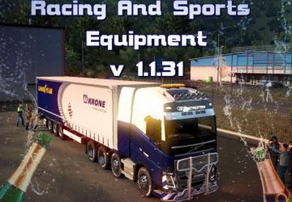 Special Transport! Goodyear!(Truck Racing Accessories)v1.1.31 для Euro Truck Simulator 2 (v1.31.2.6s)