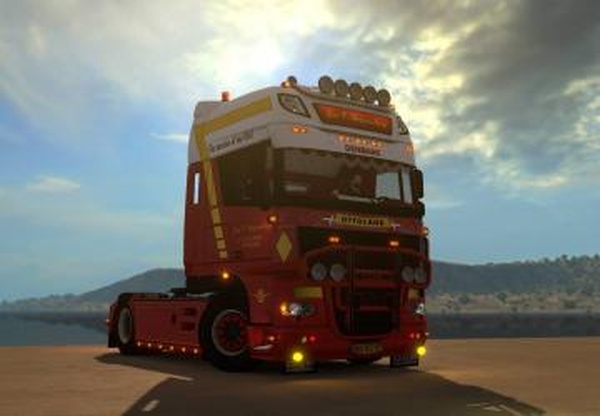 DAF XF 105 Jan C.Swijnenburgверсия 1.1 для Euro Truck Simulator 2 (v1.31.x, 1.32.x)