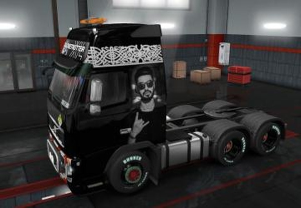 Скин Miyagi и Эндшпиль для Volvo FH16 Classicv1.0 для Euro Truck Simulator 2 (v1.31.x)