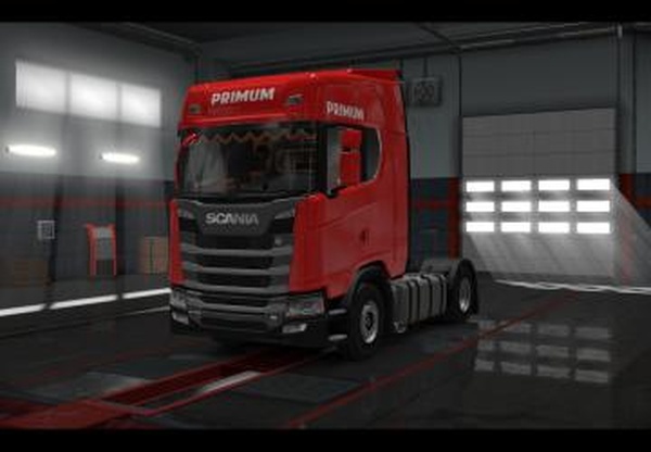 Скин Primum для Scania Sверсия 1.0 для Euro Truck Simulator 2 (v1.30.x, - 1.40.x)