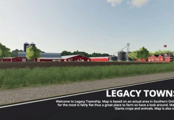 Карта «Legacy Township»версия 2.0 для Farming Simulator 2019 (v1.4х)