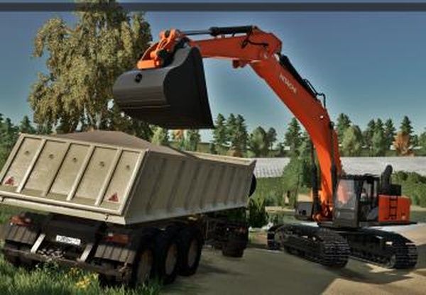 Hitachi Zaxis 470LCверсия 1.0.0 для Farming Simulator 2022 (v1.7)