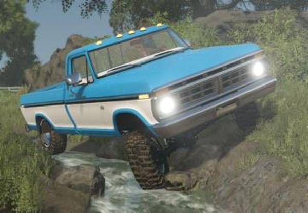 Ford F-250 1973-1978версия 1.0.0.0 для Farming Simulator 2025