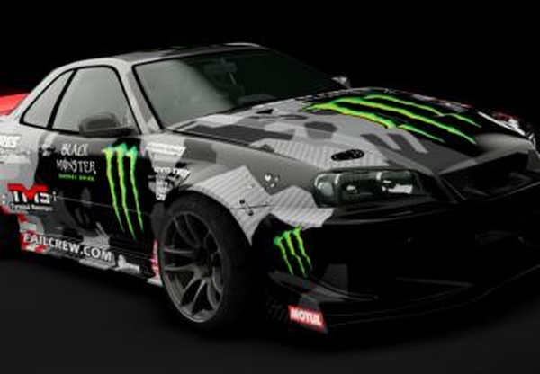 Nissan Skyline VR34 BadAssверсия 2.0 для Assetto Corsa