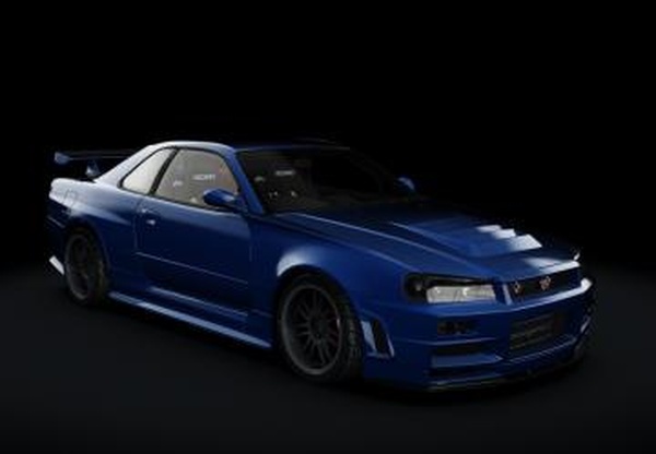Nissan Skyline GT-R Fast & Furious 4 Editionv1.1 для Assetto Corsa