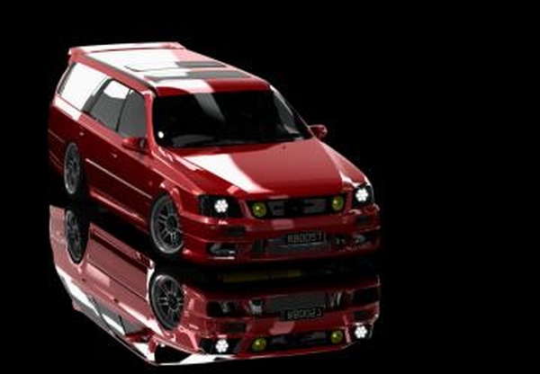 Nissan Stagea RS Four Sверсия 1 для Assetto Corsa