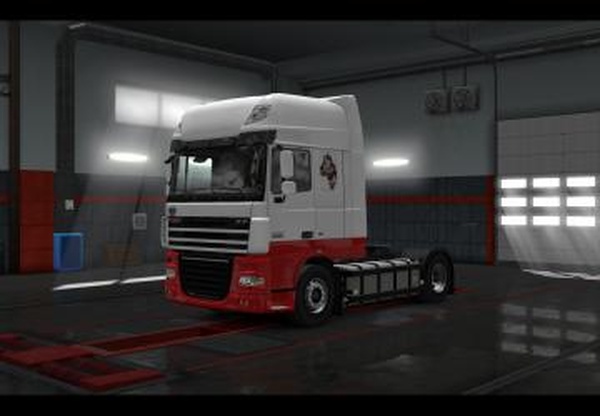 Скин на Daf XF 105версия 1.0 для Euro Truck Simulator 2 (v1.30.x, - 1.40.x)