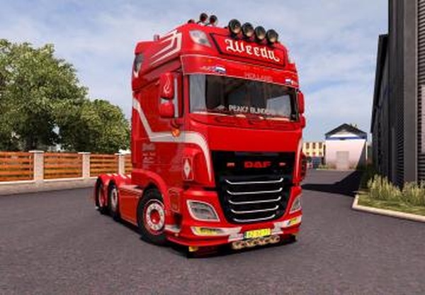 DAF XF WEEDA 106 510 ССТверсия 1.0 для Euro Truck Simulator 2 (v1.31.x, - 1.33.x)