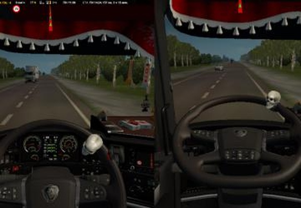 Анимация и рули от Scania S&R2016 для Scania R&S by RJLv1.0 для Euro Truck Simulator 2 (v1.31.x)