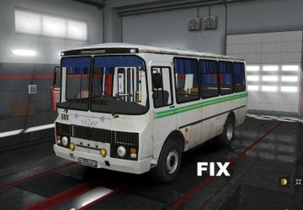 Фикс для автобуса ПАЗ-32054версия 1.0 для Euro Truck Simulator 2 (v1.31.x)