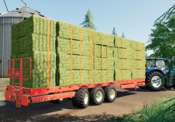 Laumetris PTL-20R Bale Trailerверсия 1.0 для Farming Simulator 2019