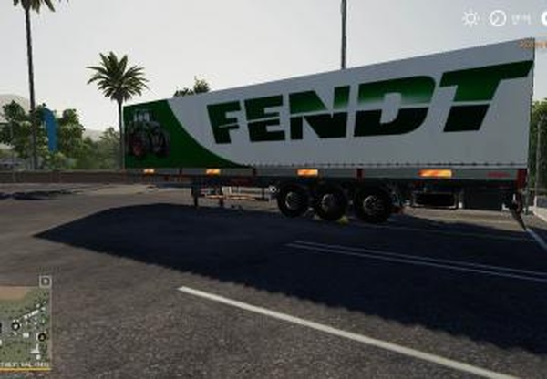 FENDT Kogel Autoloader Trailerверсия 1.0 для Farming Simulator 2019 (v1.4)