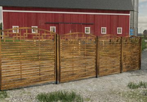 Decorative Wooden Fenceверсия 1.0.0.0 для Farming Simulator 2022