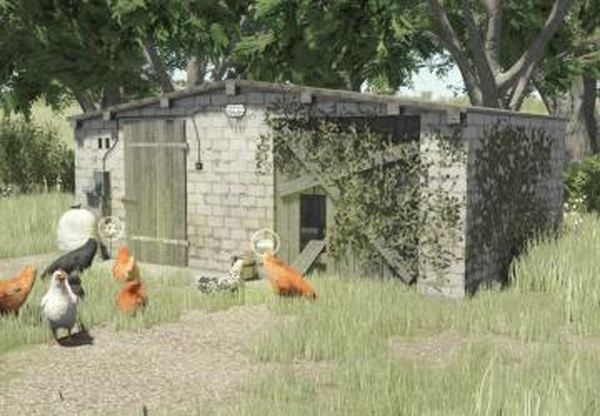 Small Brick Chicken Coopверсия 1.0.0.0 для Farming Simulator 2025
