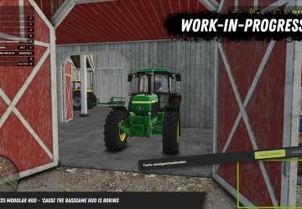 Modular HUDверсия BETA для Farming Simulator 2025