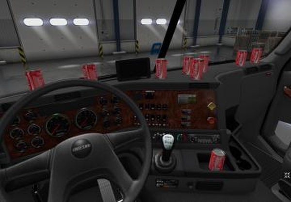 Дополнительные слоты на панель приборов для Freightliner Argosyv1.0 для Euro Truck Simulator 2 (v1.30.x, - 1.35.x)