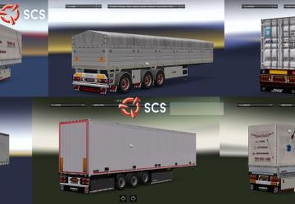 Trailer Pack by Stanleyверсия 06.06.18 для Euro Truck Simulator 2 (v1.31.x)
