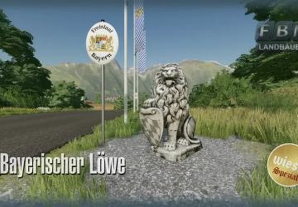 Bavarian Lion Statueверсия 1.0.0.0 для Farming Simulator 2022