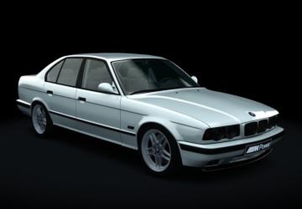BMW M5 (E34 Facelift) Black - Alpha Nверсия 1.1 для Assetto Corsa
