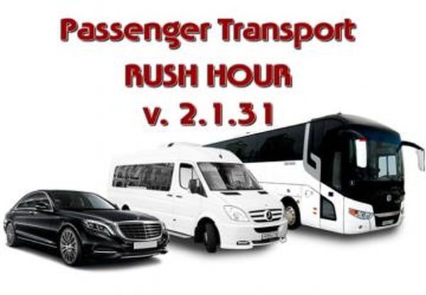 Passenger Transport! Rush Hour!версия 2.1.31 для Euro Truck Simulator 2 (v1.31.x)