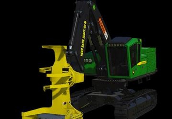 John Deere 959M Feller Buncherверсия 1.0.1.0 для Farming Simulator 2019 (v1.4х)