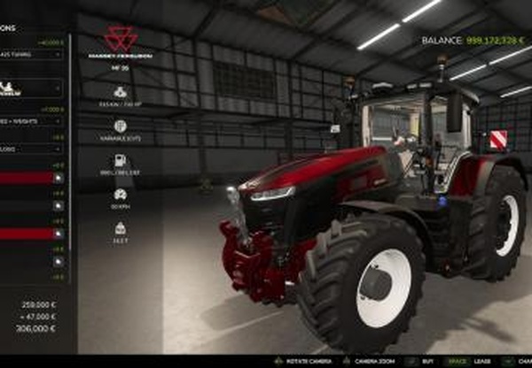 Massey Ferguson 9S Editверсия 1.0.0.0 для Farming Simulator 2025