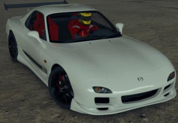 Left side steering wheel Mazda Rx7 add-onv2.6 для Assetto Corsa