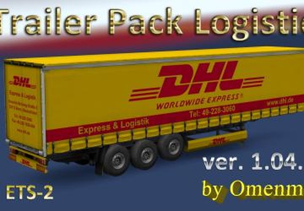 Trailer Pack Logisticверсия 1.04.01 для Euro Truck Simulator 2 (v1.31.x)