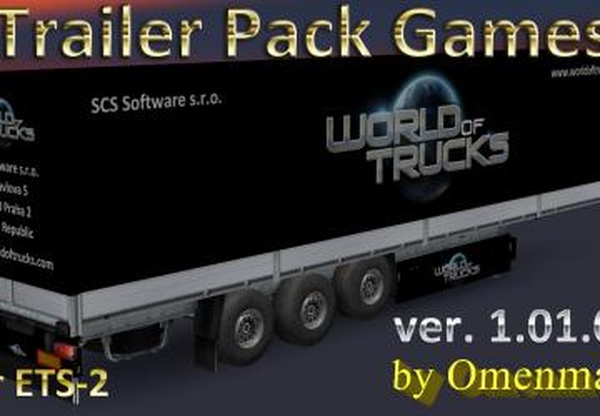 Trailer Pack Gamesверсия 1.01.01 для Euro Truck Simulator 2 (v1.31.x)