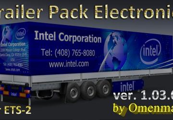 Trailer Pack Electronicsверсия 1.03.01 для Euro Truck Simulator 2 (v1.31.x)