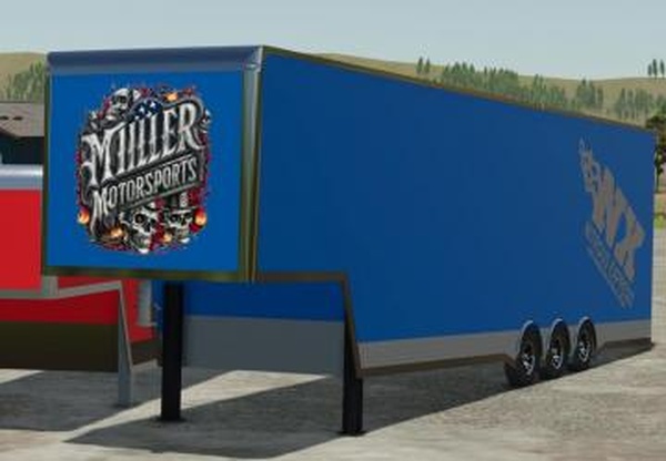 Semi-trailer for the transport of racing carsv1.0.0.0 для Farming Simulator 2025