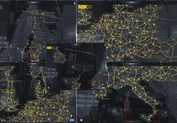 Сохранения для 13-и картверсия 1.0 для Euro Truck Simulator 2 (v1.30.x, - 1.34.x)