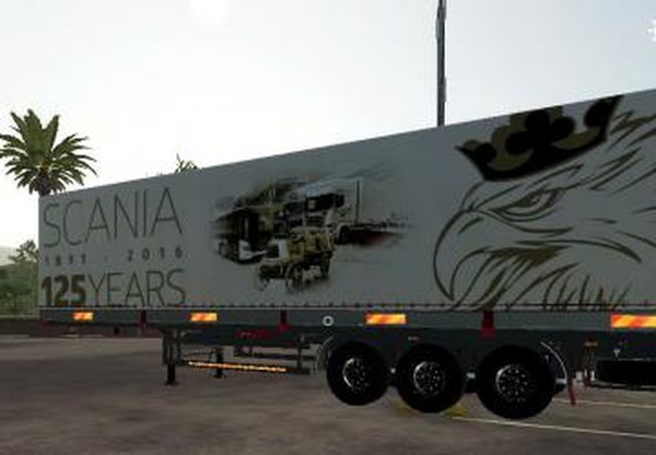 Scania 125 Years Kogel Autoloader Trailerv1.0.0.0 для Farming Simulator 2019 (v1.4х)