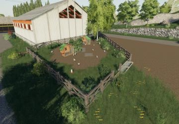 Chicken Husbandryверсия 1.0.0.0 для Farming Simulator 2019 (v1.4х)