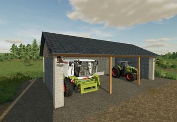 Three Bay Shedверсия 1.0.0.0 для Farming Simulator 2022