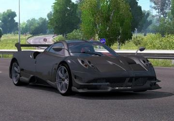 Pagani Huayra Bcверсия 2.1 для Euro Truck Simulator 2 (v1.31.x, - 1.33.x)