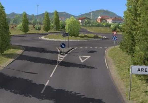 SCS Map City Addonверсия 1.0 для Euro Truck Simulator 2 (v1.30.x)