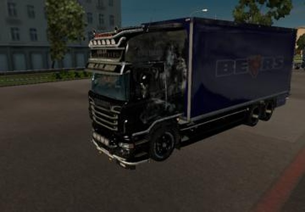 Bears Tandem for Scania RS&T by RJLверсия 1.0 для Euro Truck Simulator 2 (v1.28.x, - 1.31.x)