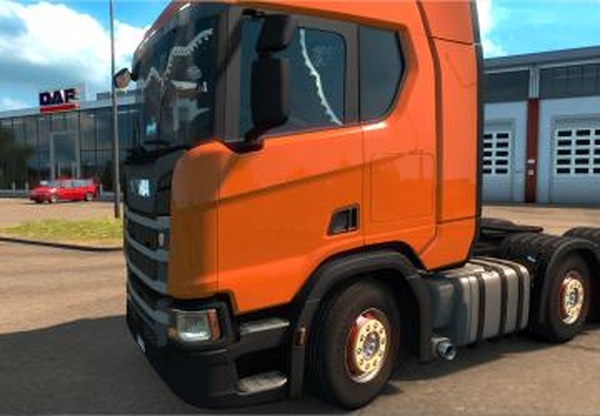 Анимированные боковые шторы для Scania Next Genv1.1 для Euro Truck Simulator 2 (v1.30.x, 1.31.x)