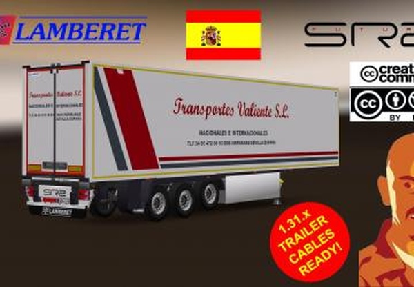 Прицеп Lamberet Futura SR2версия 1.2 для Euro Truck Simulator 2 (v1.31.x)