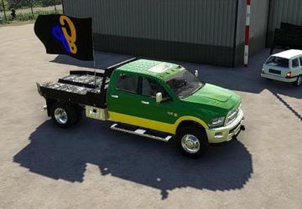 Ram 3500 Flatbed snow plow gpверсия 1.0.0.0 для Farming Simulator 2019 (v1.4х)