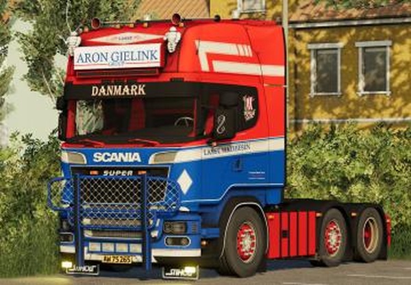 Scania R-Series Topline 6x2 Aron Gielinkv1.0.0.1 для Farming Simulator 2019 (v1.4.x)