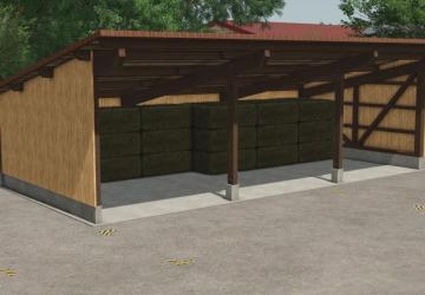 Bale and pallet warehouseверсия 1.0.3.0 для Farming Simulator 2025
