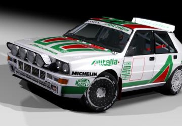 Lancia Delta HF Integrale Evoluzione 2версия 1.5 LF & R-GT Mods для Assetto Corsa