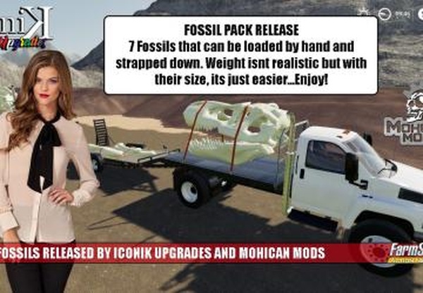 Iconik Fossilsверсия 1.0.0.0 для Farming Simulator 2019 (v1.4х)