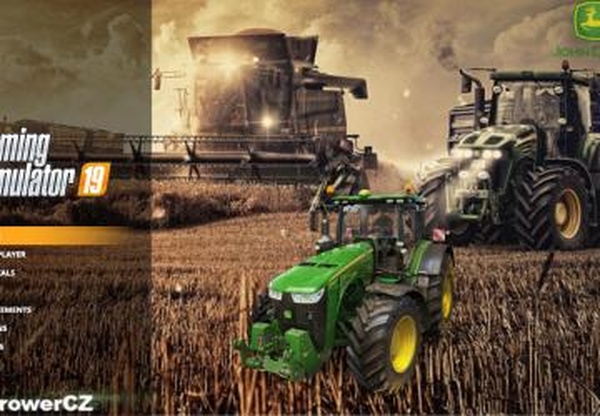 John Deere Edition Menu Backgroundверсия 1.0.0.0 для Farming Simulator 2019 (v1.4х)