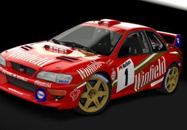 Subaru Impreza GC8 WRC98 (S5)версия 1.0 LF/R-GT Mods/Raul для Assetto Corsa