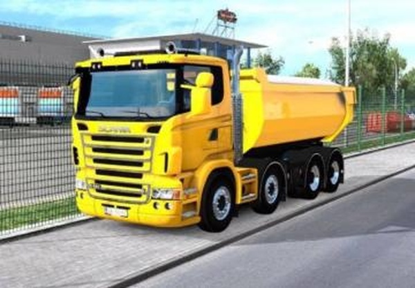 Scania RJL 8×4 Tipperверсия 1.0 для Euro Truck Simulator 2 (v1.28.x, - 1.32.x)