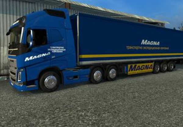 Комбо скин пак «Magna» для Volvo 2012версия 1.0 для Euro Truck Simulator 2 (v1.28.x, 1.30.x)