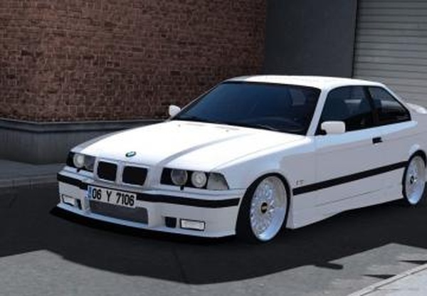 BMW E36 320iверсия 1.0 для Euro Truck Simulator 2 (v1.28.x, 1.30.x)